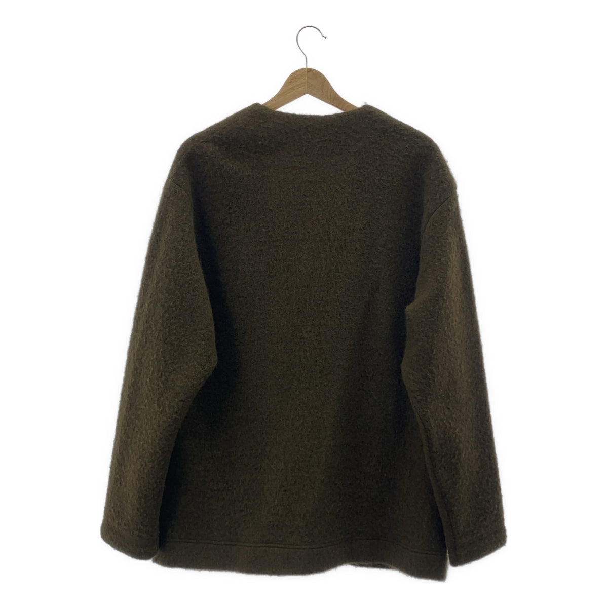 nest robe CONFECT / 네스트 로브 컴팩트 | 울 코튼 오버 가디건 | 4 | 카키 | 남성