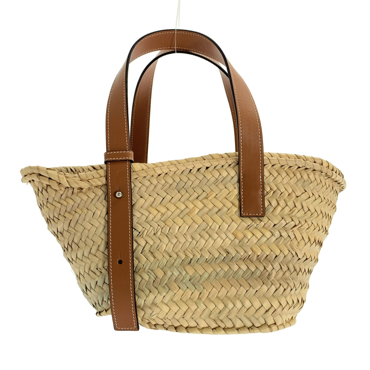 【美品】  LOEWE / ロエベ | Basket Bag アナグラム スモール バスケット トートバッグ | ブラウン/オレンジ | レディース
