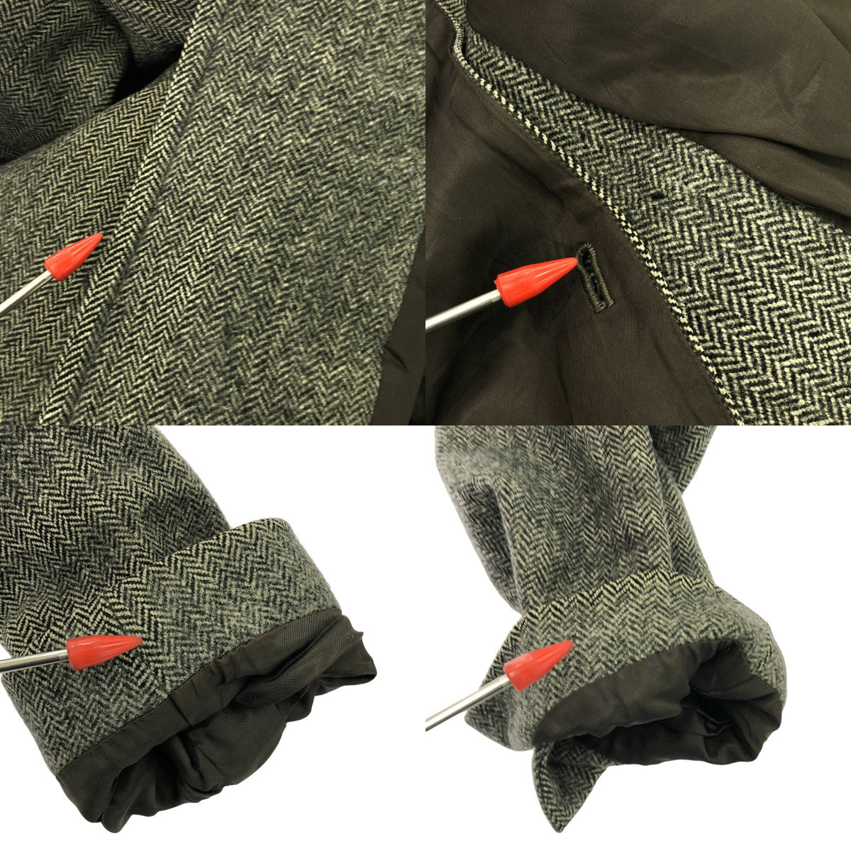 Burberrys / バーバリーズ | 70-80s ヴィンテージ SCOTTISH SAXONY ヘリンボーンツイード バルマカーンコート | 48 | グレー | メンズ