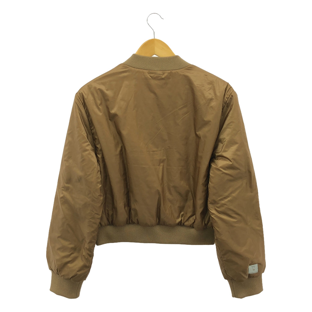 Max Mara / マックスマーラ | CAMELUXE / リブ ブルゾン ジャケット | 42 | ブラウン | レディース