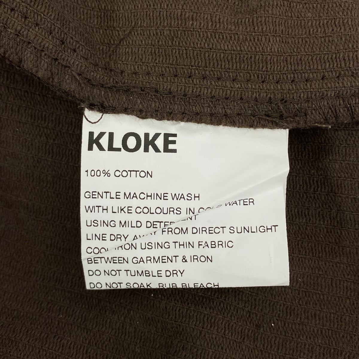 KLOKE | 燈芯絨 V 領套頭洋裝 | XS | 女款