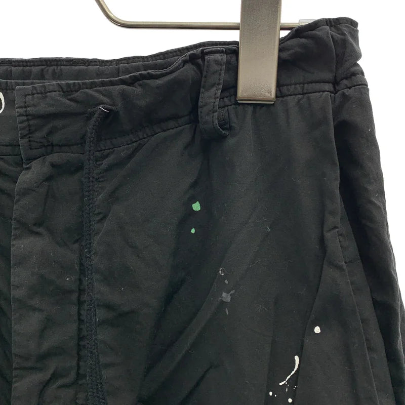 MM6 Maison Margiela / エムエムシックスメゾンマルジェラ | 2025SS | PAINTER TROUSERS / コットン ペイント加工 ワイド イージーパンツ | 36 | レディース