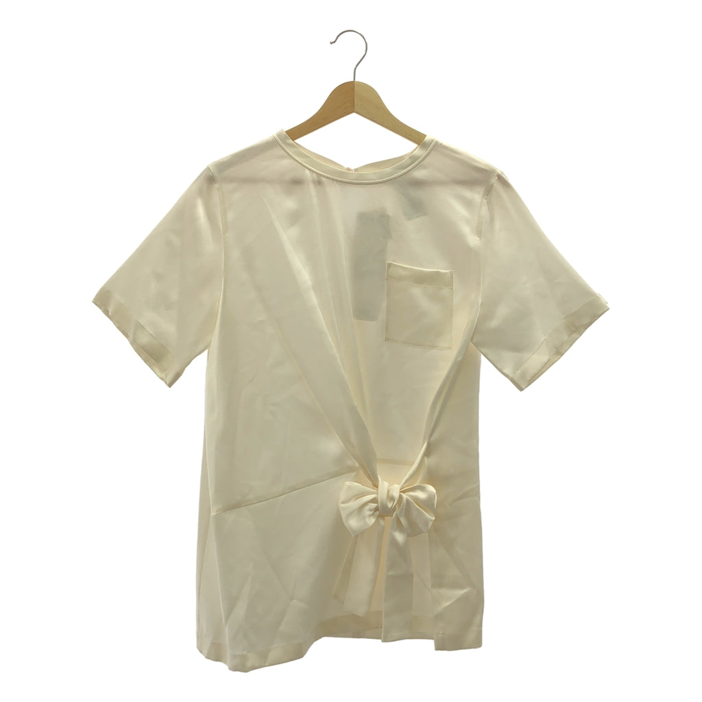 Max Mara / 맥스마라 | silk 100% / 실크 리본 포켓 블라우스 | 42 |