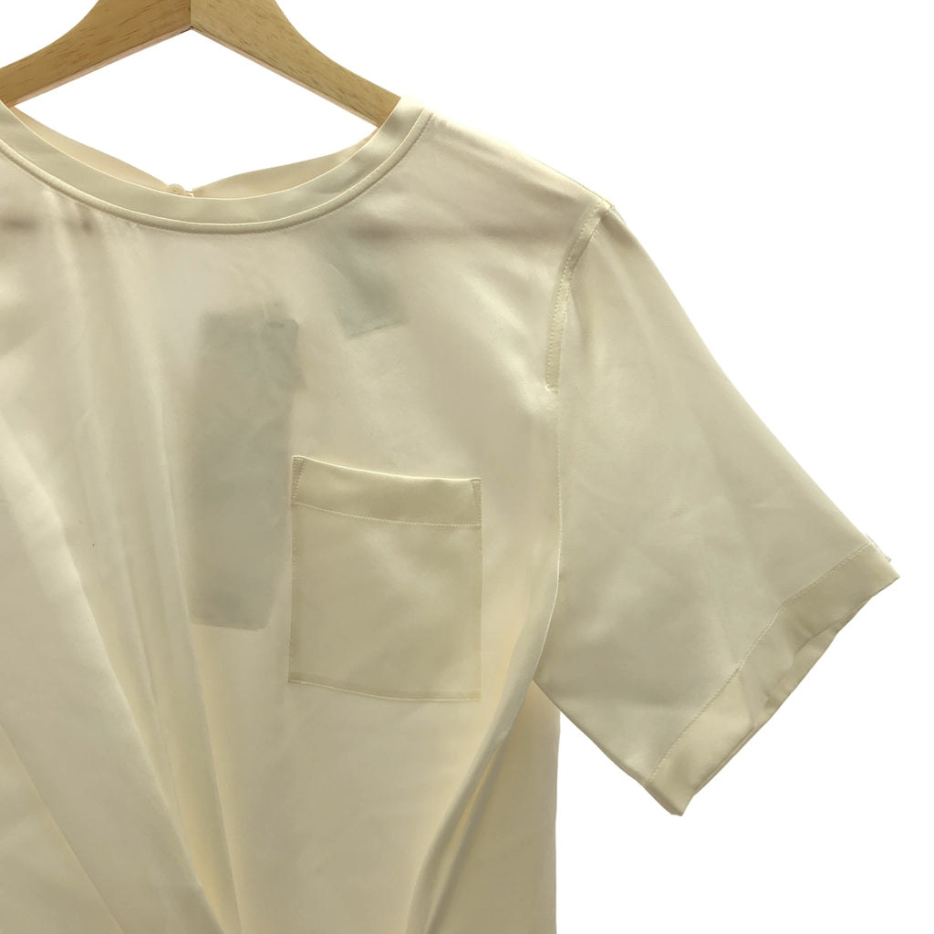 Max Mara / 맥스마라 | silk 100% / 실크 리본 포켓 블라우스 | 42 |