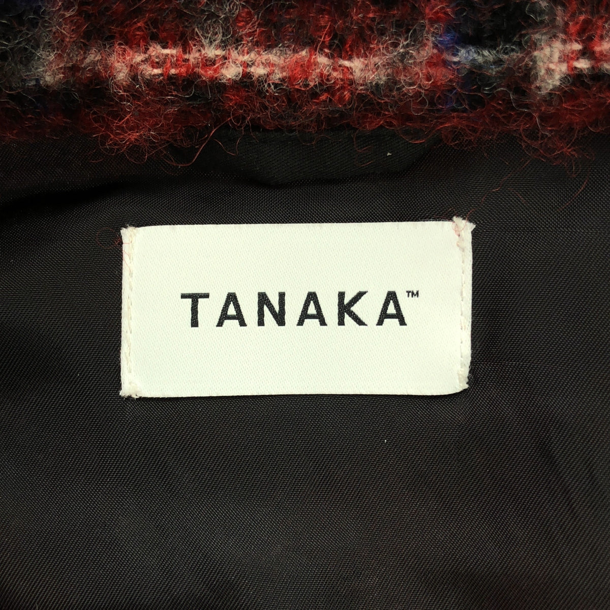 TANAKA / Tanaka | WESTERNER OVERSHIRT RED SHAGGY PLAID / Shaggy Western Shirt Jacket | M | Men's