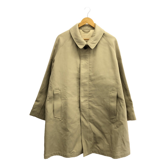 [Good Condition] HEUGN / Eugene | Albert Cotton Double Cross Bal Collar Coat | Size 2 | Beige | Men's