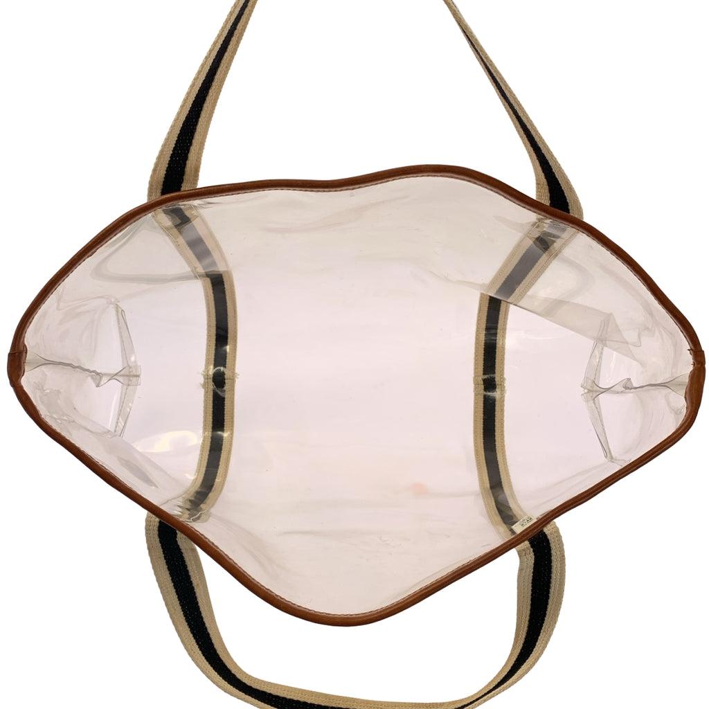 Chloe / クロエ | PVC クリア レザー パイピング ワイド トートバッグ |