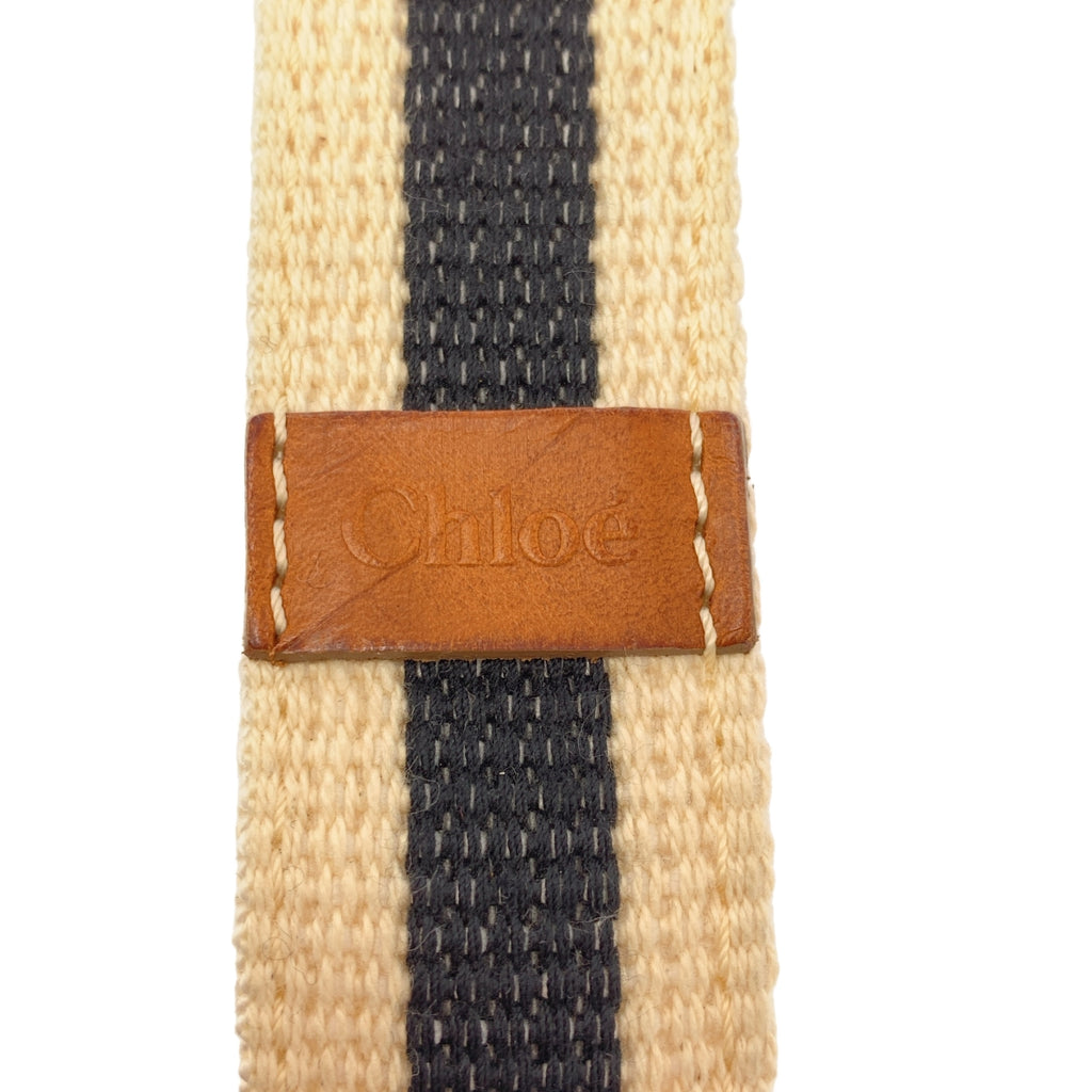 Chloe / クロエ | PVC クリア レザー パイピング ワイド トートバッグ |