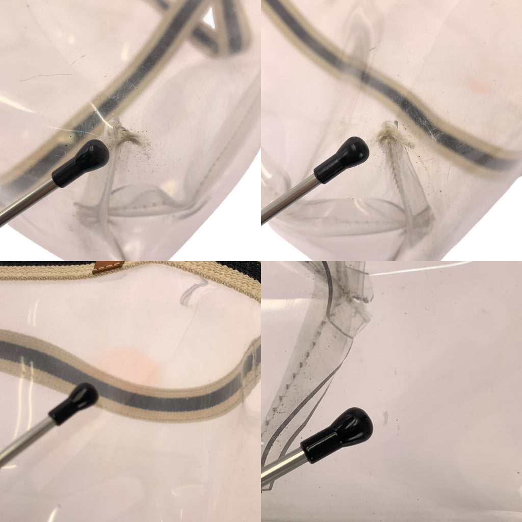 Chloe / クロエ | PVC クリア レザー パイピング ワイド トートバッグ |