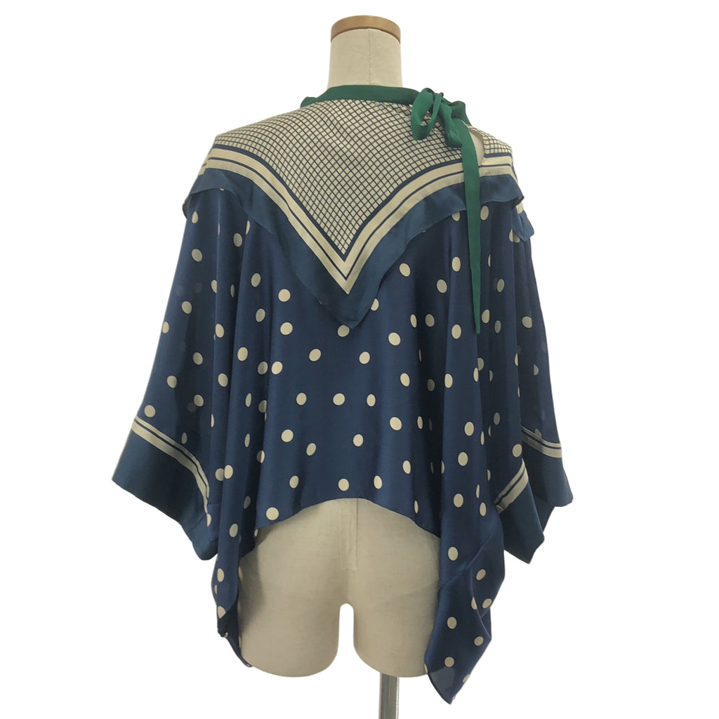 sacai / サカイ | Plaid Scarf Polka Dot Pullover プルオーバー シャツ | 2 | レディース