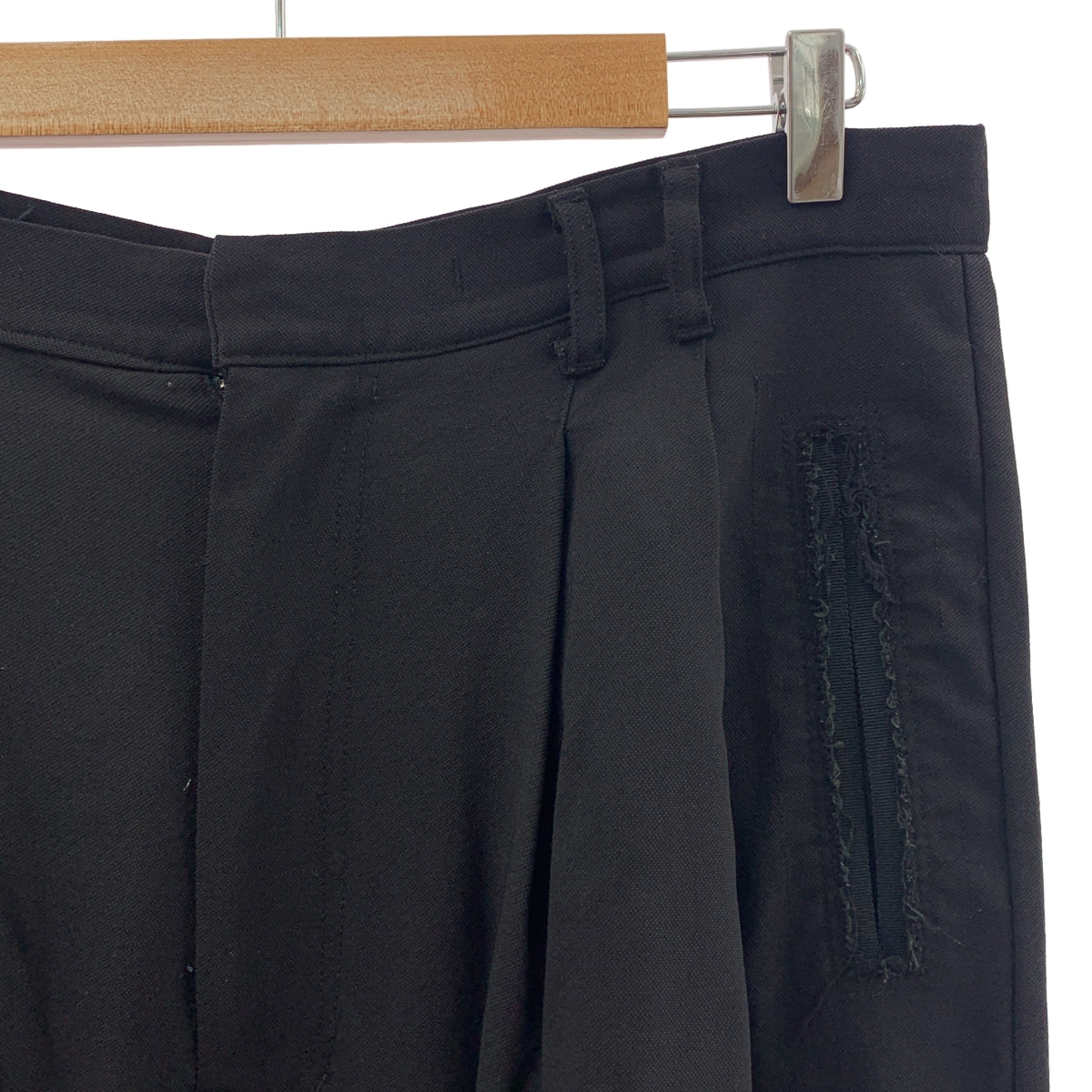 BED J.W. FORD / ベッドフォード | Two Tucks Pants 2タック ワイドスラックス | 2 | ブラック | メンズ