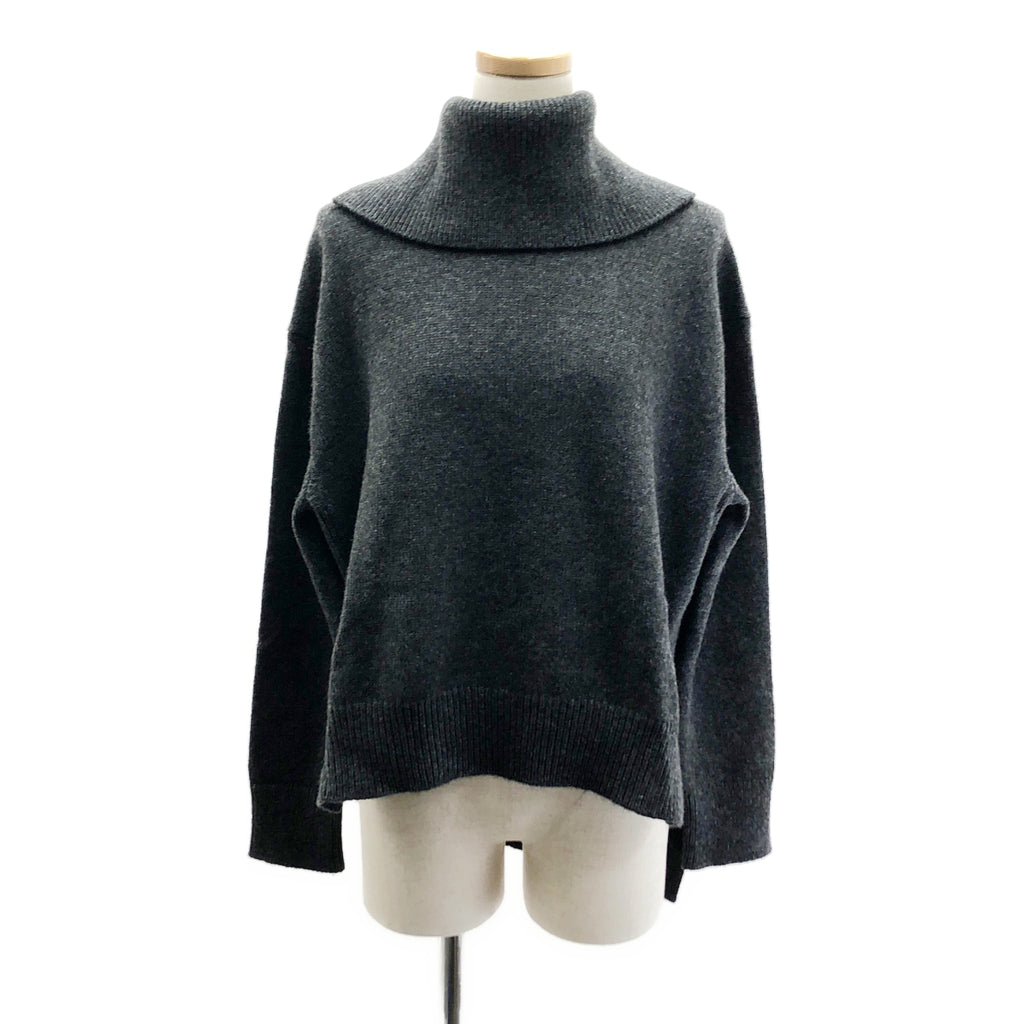 [狀況良好] JIL SANDER | 2022秋冬 |羊毛高領針織套頭衫 |尺寸 30 |灰色 |女性的