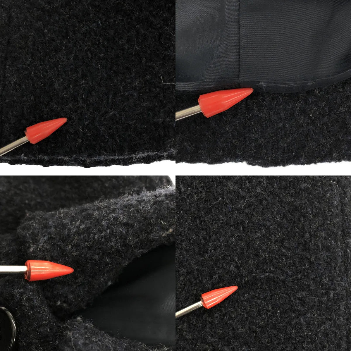 BLUE BLUE / ブルーブルー | JAPAN ウール ロングコート | ネイビー | レディース