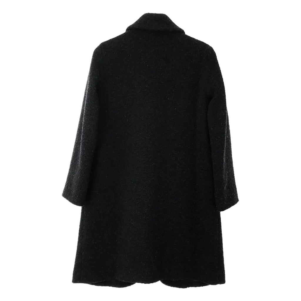 BLUE BLUE / ブルーブルー | JAPAN ウール ロングコート | ネイビー | レディース