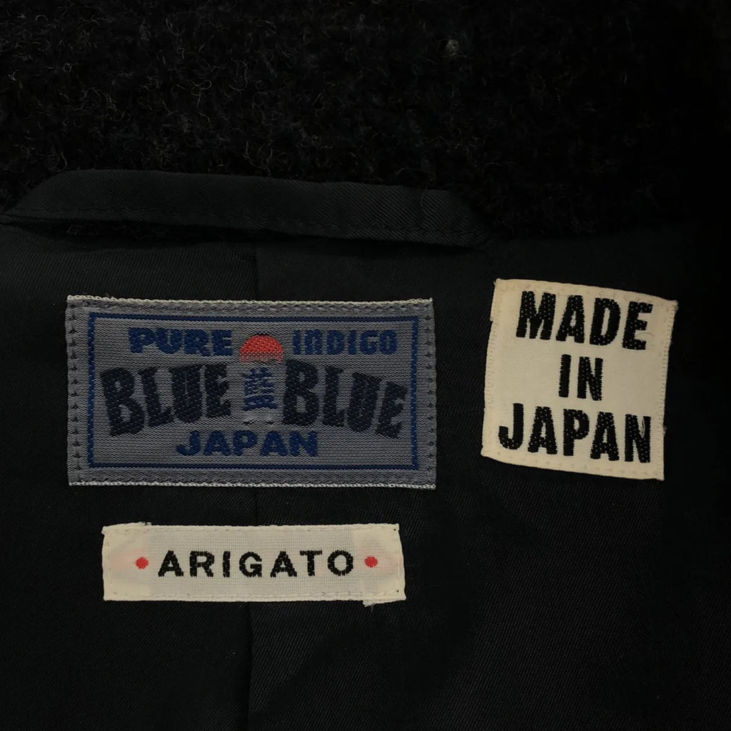 BLUE BLUE / ブルーブルー | JAPAN ウール ロングコート | ネイビー | レディース