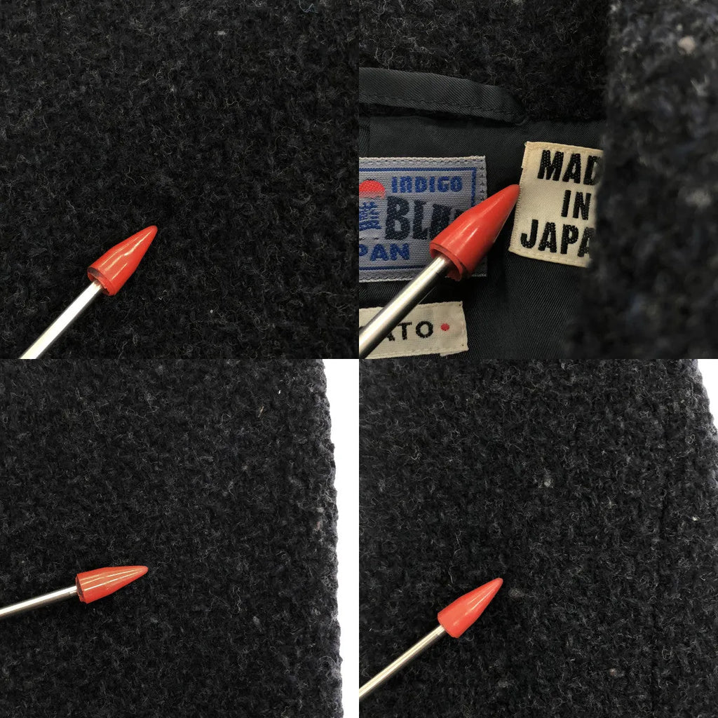 BLUE BLUE / ブルーブルー | JAPAN ウール ロングコート | ネイビー | レディース