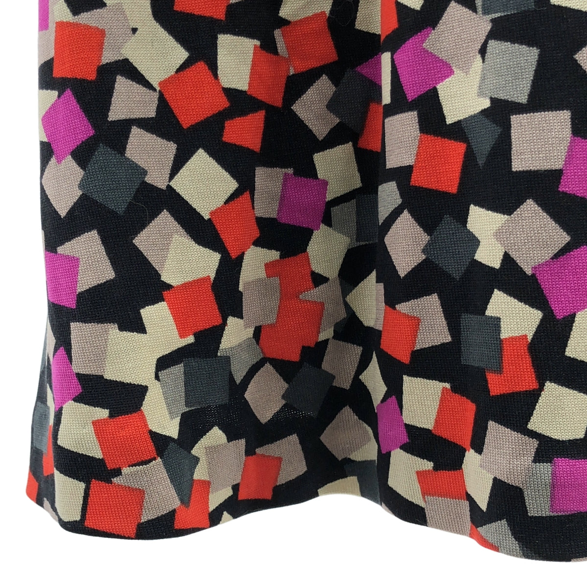 DIANE VON FURSTENBERG / ダイアンフォンファステンバーグ | REVOLUTIONARY DUENNE / 総柄 シルク ラップワンピース | 10 | マルチカラー | レディース