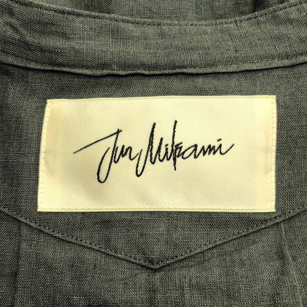 JUN MIKAMI / ジュンミカミ | アイリッシュリネンタックスリーブブラウス |