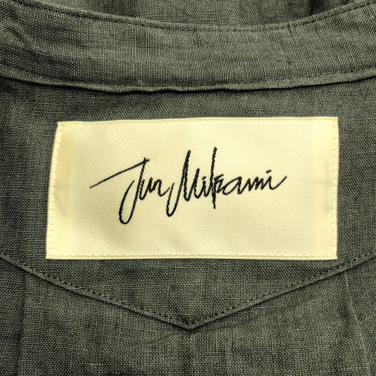 JUN MIKAMI / ジュンミカミ | アイリッシュリネンタックスリーブブラウス |