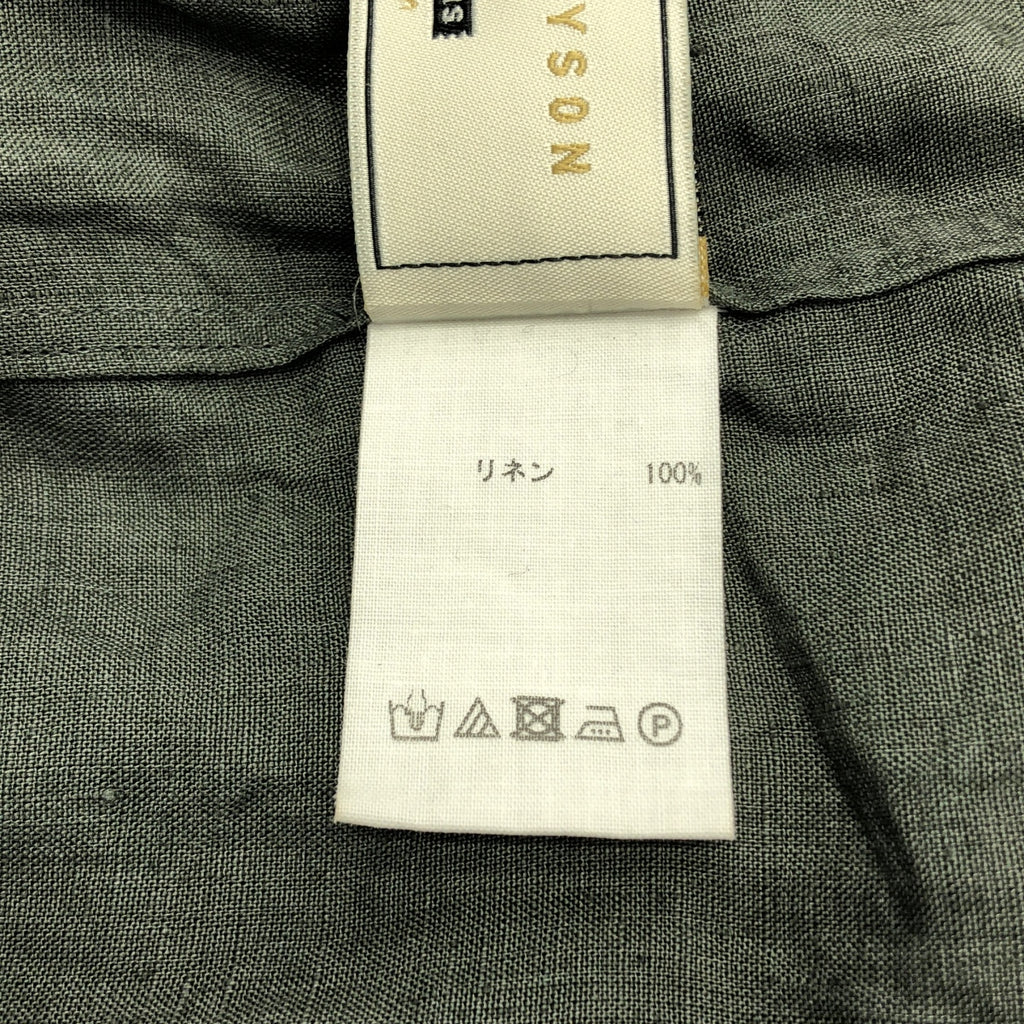 JUN MIKAMI / ジュンミカミ | アイリッシュリネンタックスリーブブラウス |