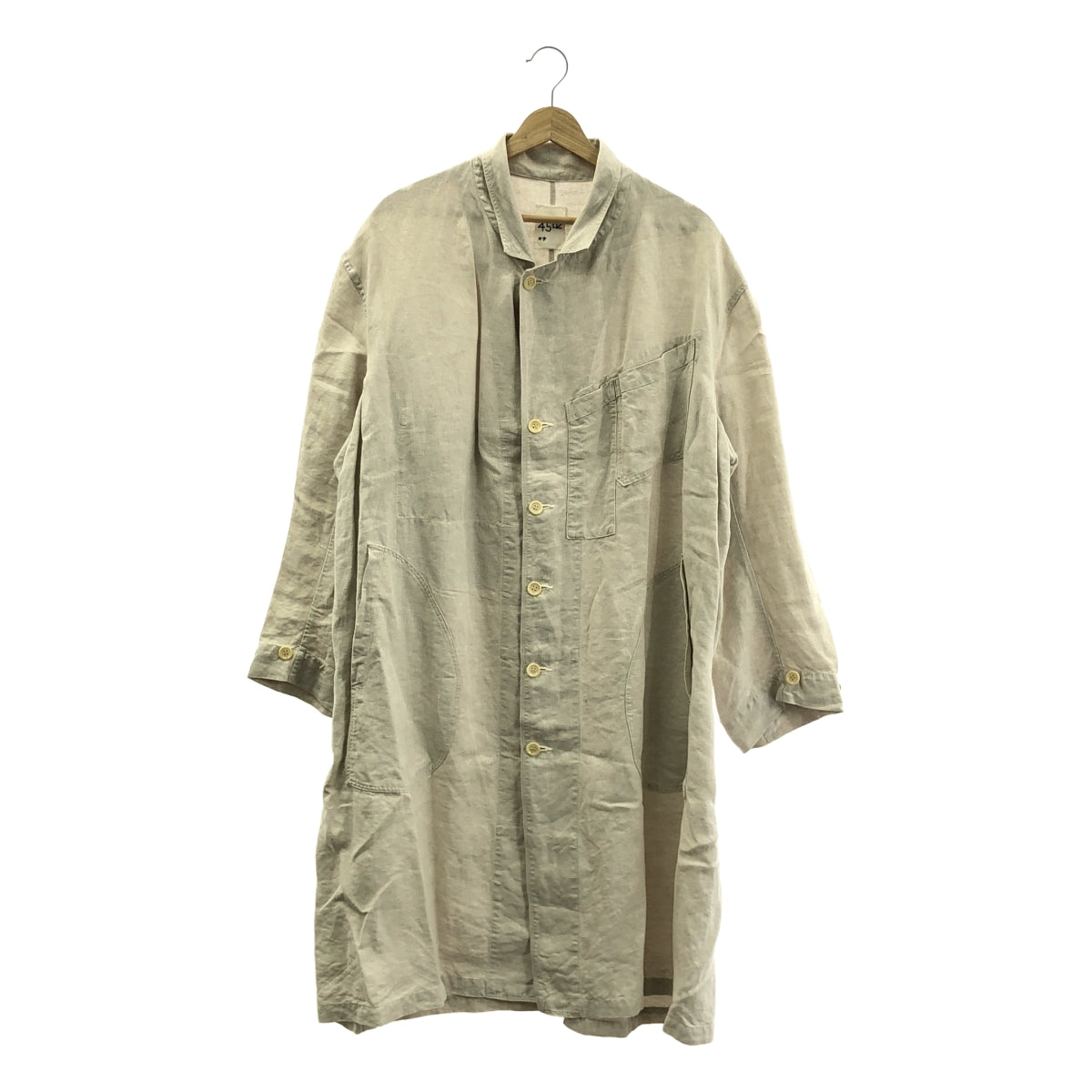 45r / フォーティファイブアール | リネン ステンカラーコート | 2 | レディース
