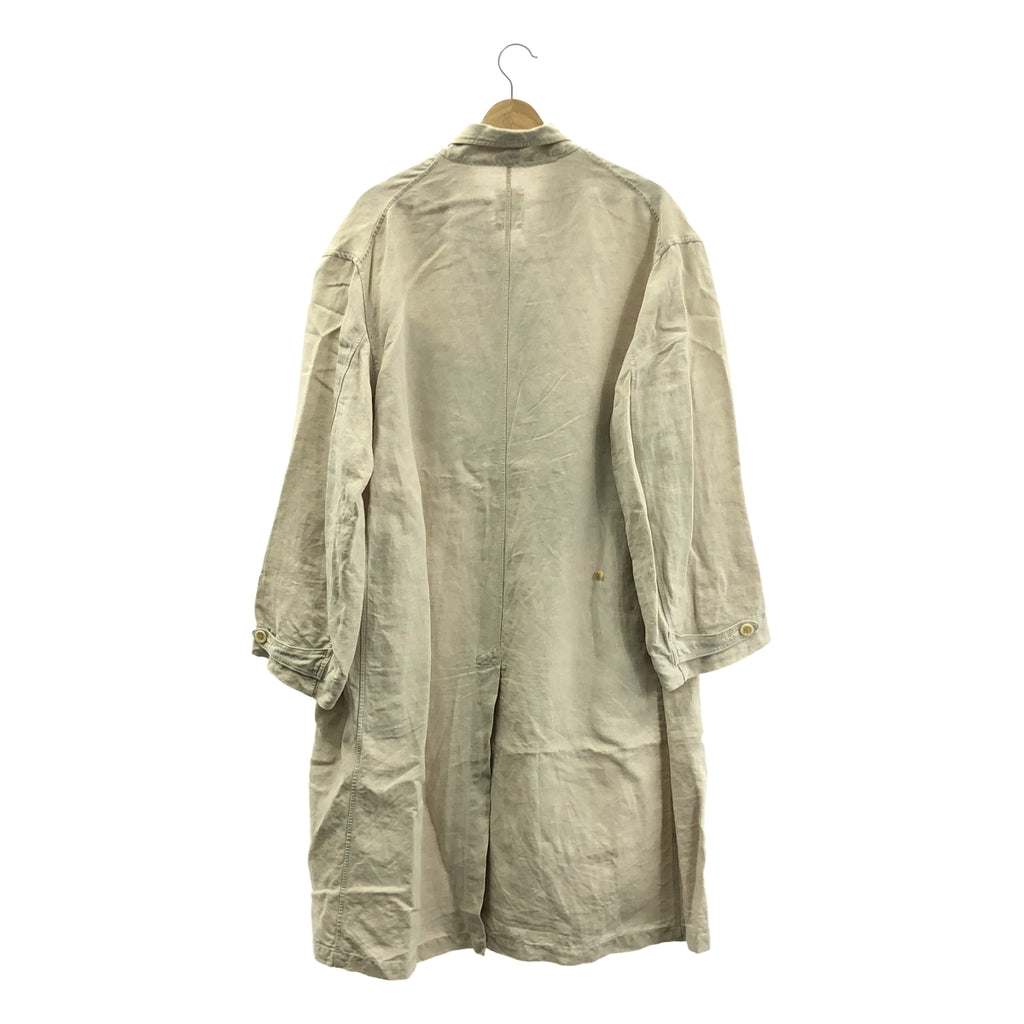45r / フォーティファイブアール | リネン ステンカラーコート | 2 | レディース