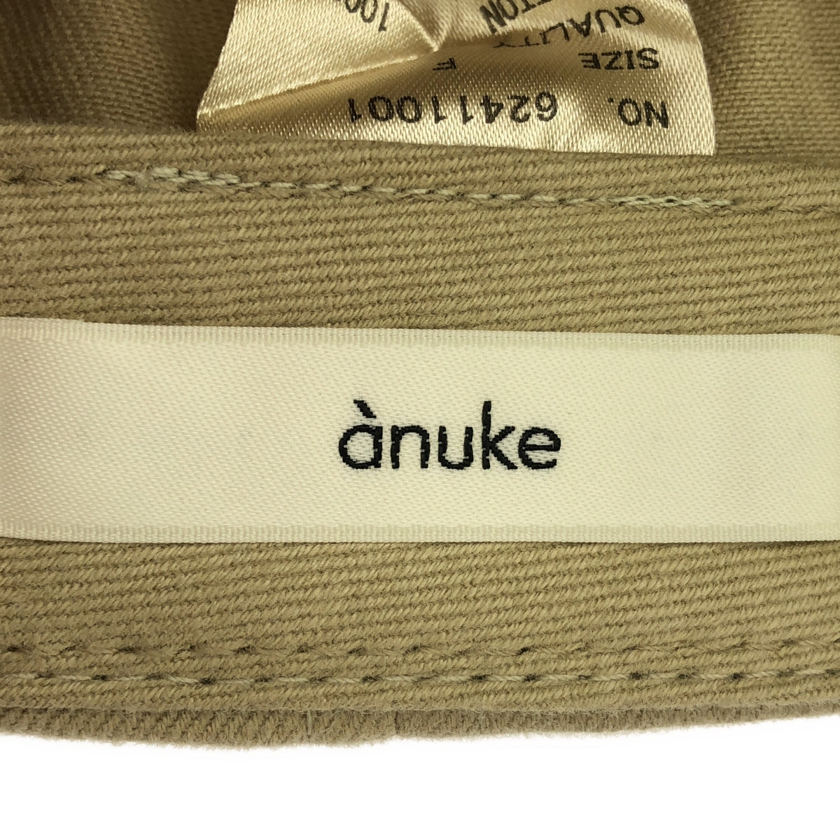 anuke / アンヌーク | Twill Logo Cap ロゴ 刺しゅう キャップ | F | その他