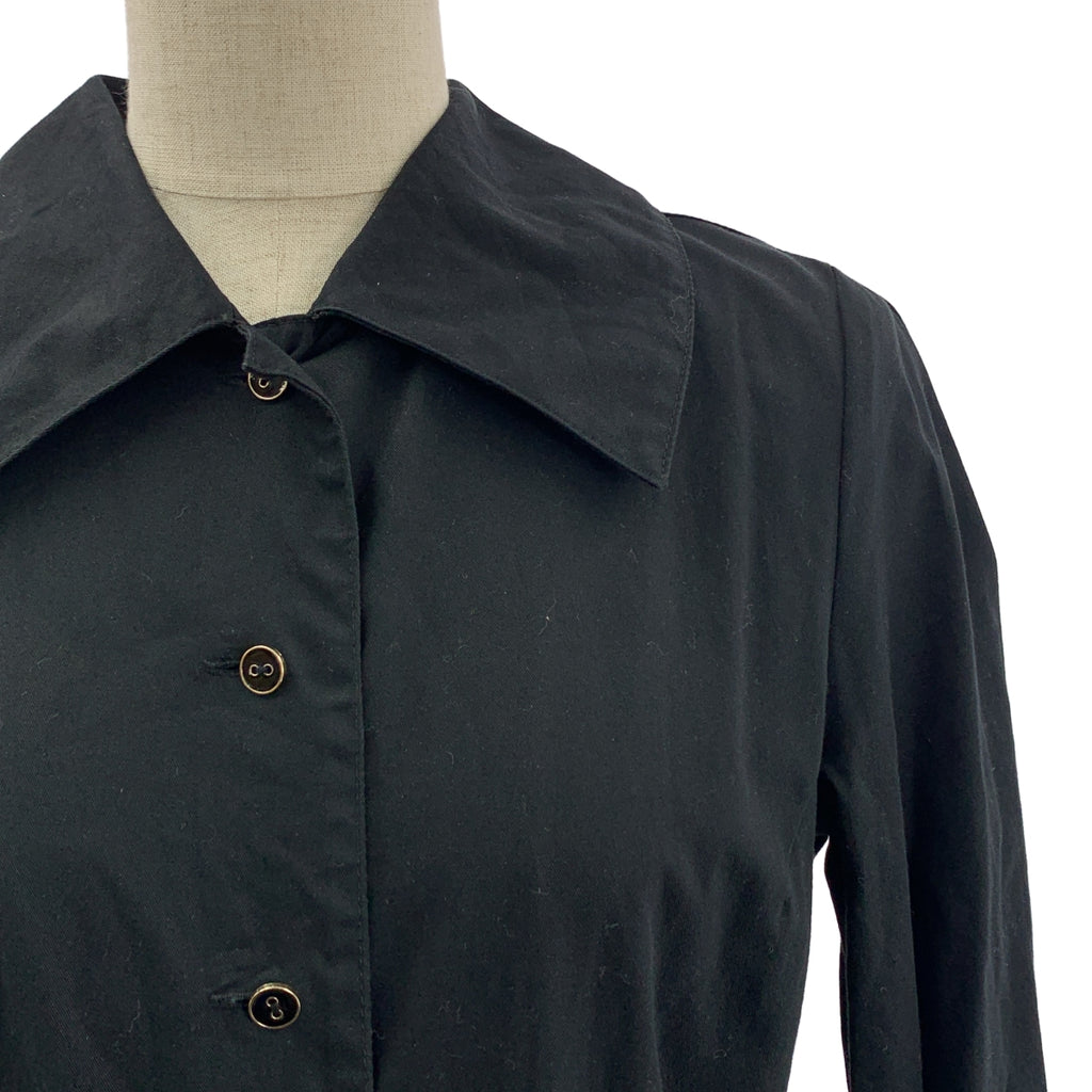 foufou | THE DRESS 繫帶襯衫裙 | 1 號 | 黑色 | 女裝