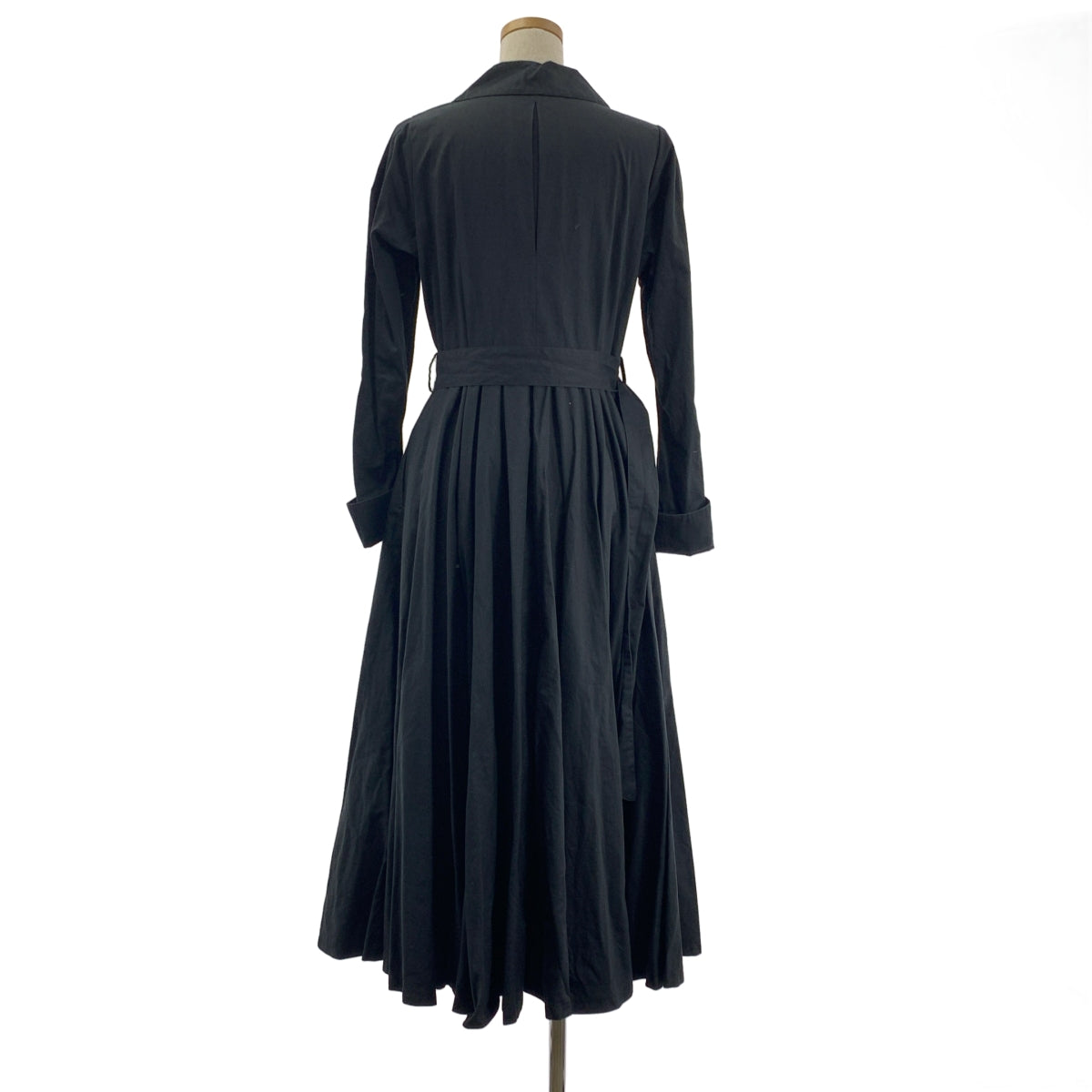 foufou | THE DRESS 繫帶襯衫裙 | 1 號 | 黑色 | 女裝