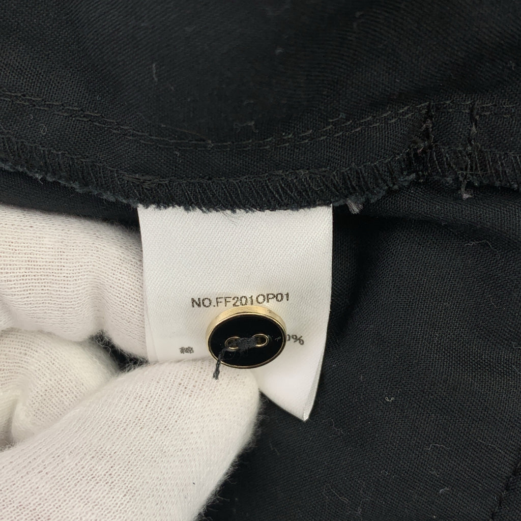 foufou | THE DRESS 繫帶襯衫裙 | 1 號 | 黑色 | 女裝