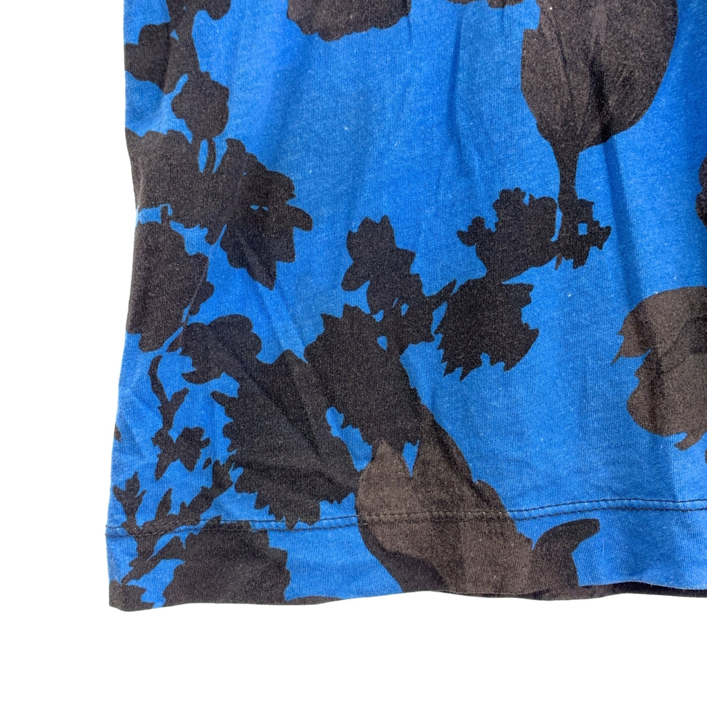 DRIES VAN NOTEN / 드리스 반 노튼 | 코튼 플라워 프린트 크루넥 컷소우 | S |