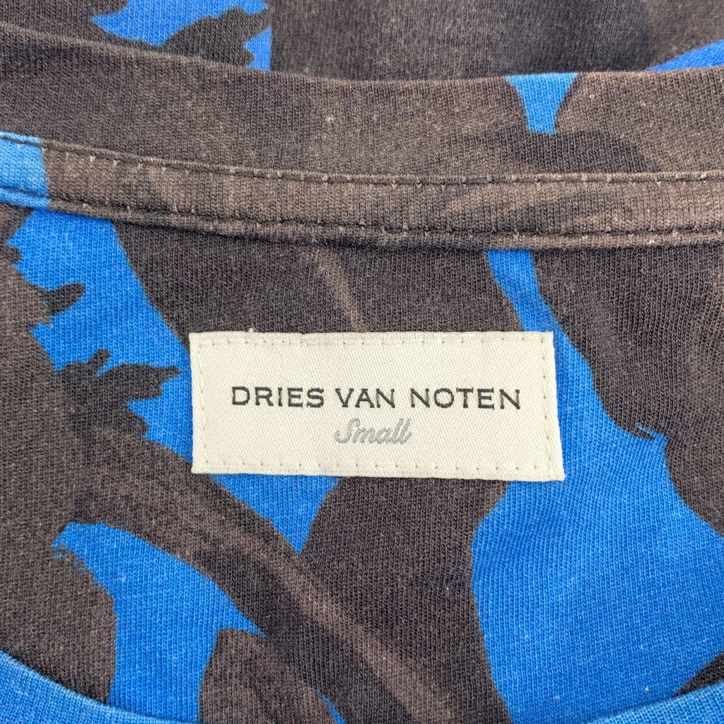 DRIES VAN NOTEN / 드리스 반 노튼 | 코튼 플라워 프린트 크루넥 컷소우 | S |