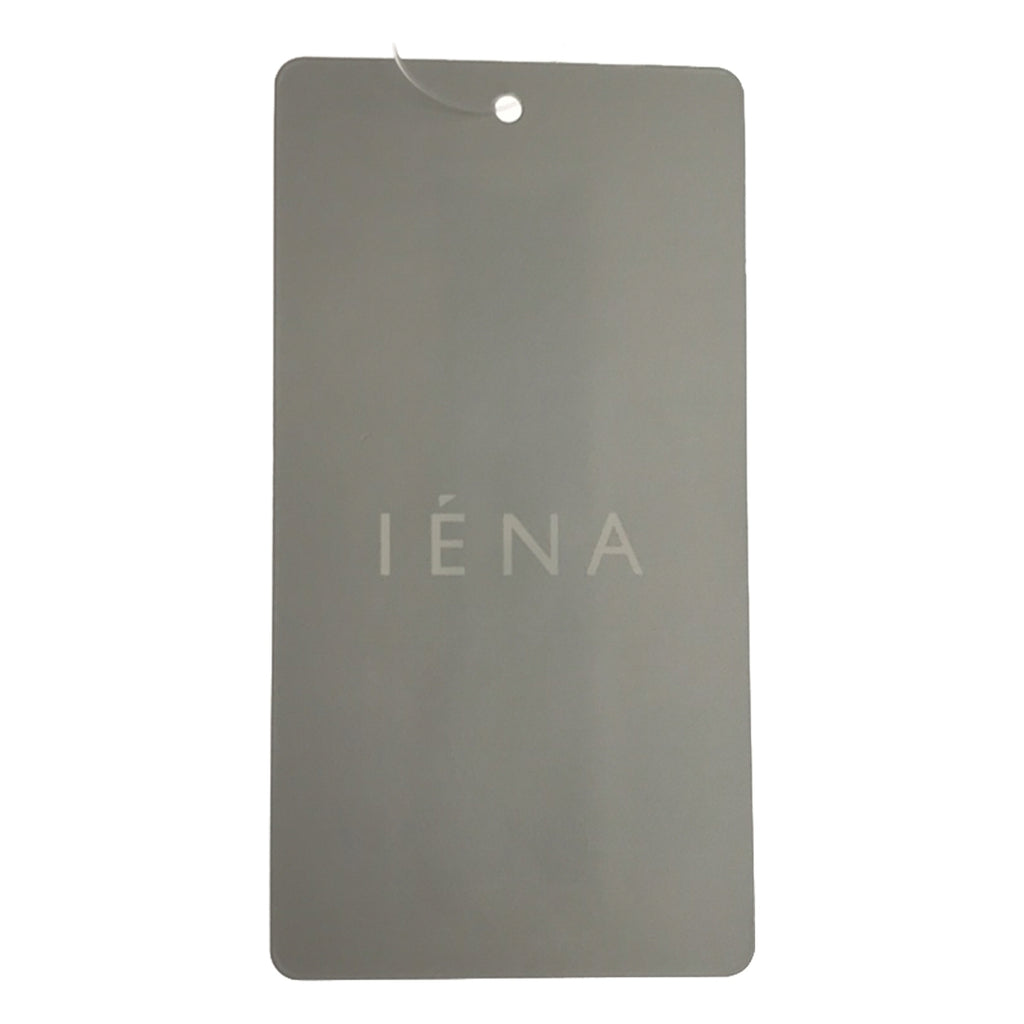 [新] IENA | 2024SS |褶皺設計塔夫綢裙 | 38 |黑色 |女性的