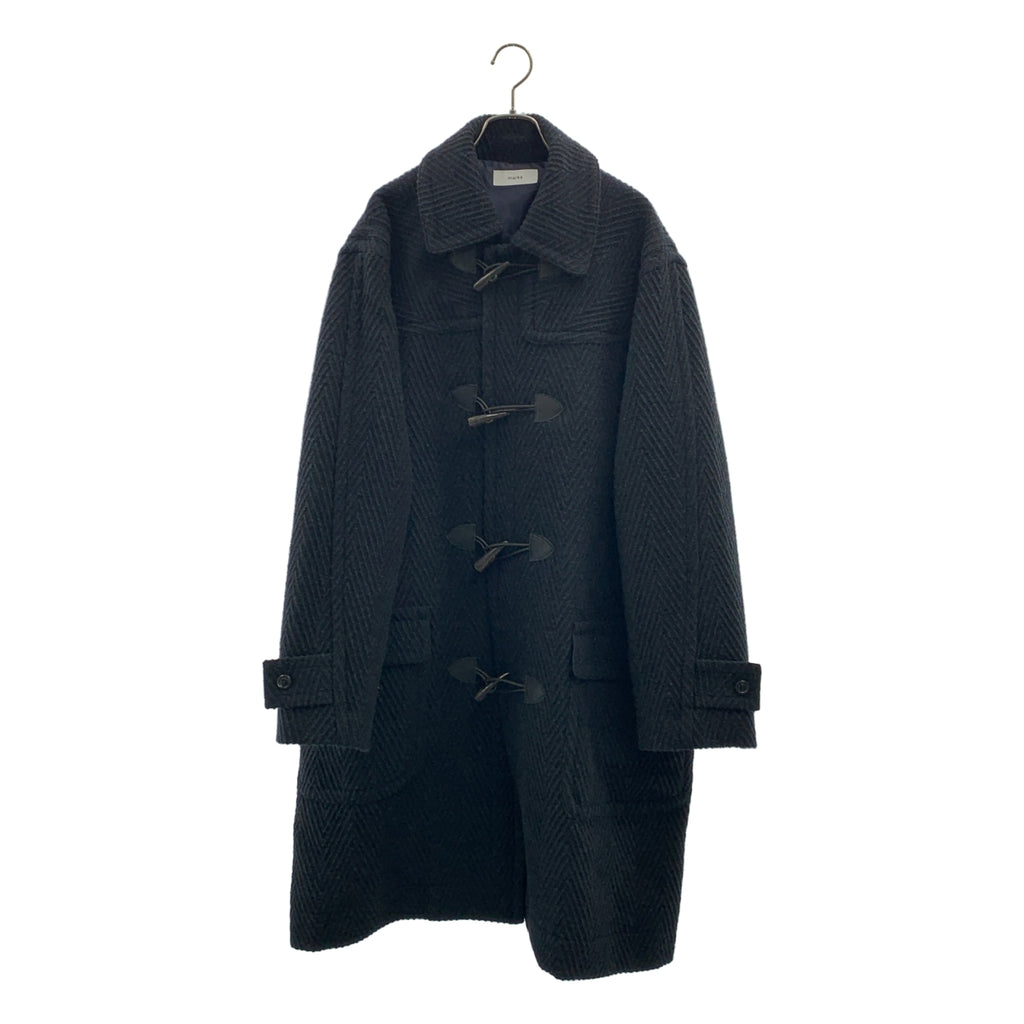 marka / マーカ | 2025AW | シェトランドウールオーガニックコットン ビッグ へリンボン ダッフルコート | 2 | メンズ