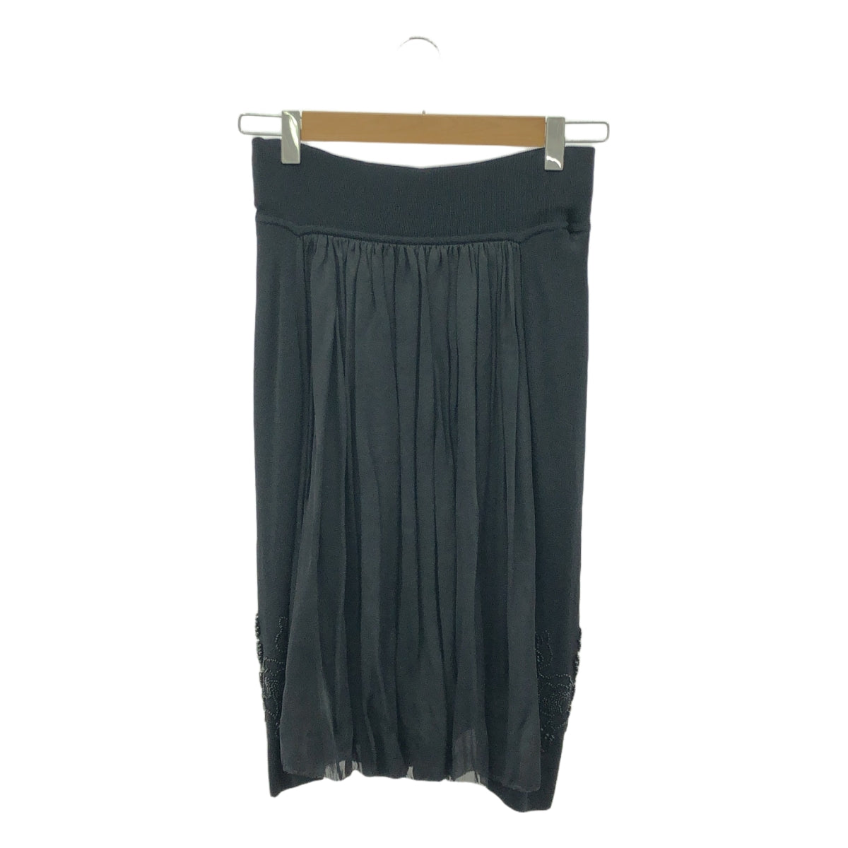 ANTEPRIMA |側針織串珠裙 | 38 |黑色 |女性的