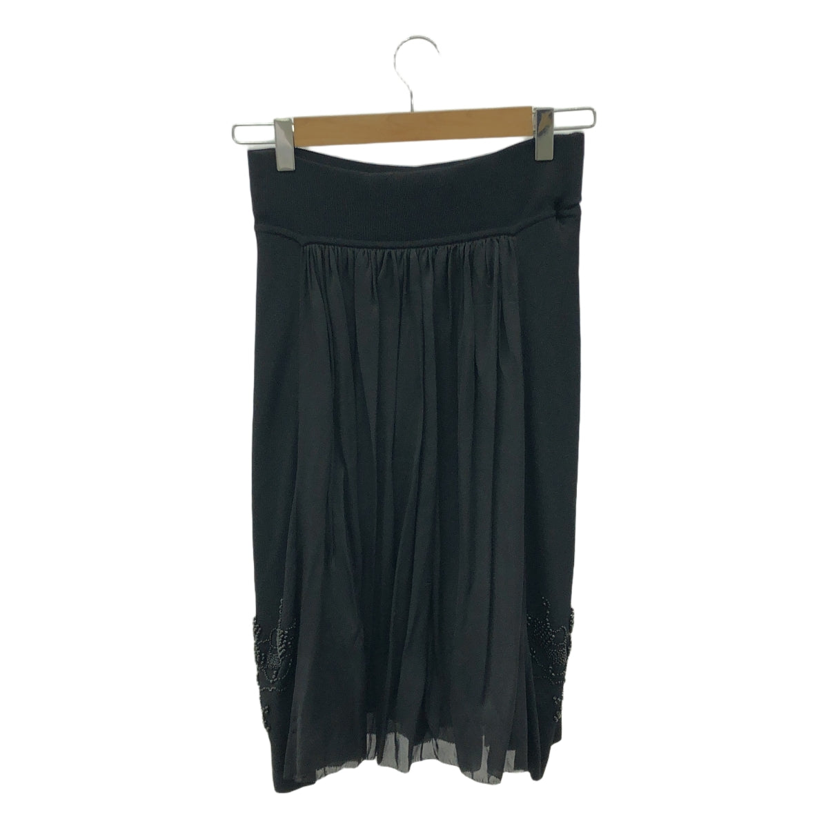 ANTEPRIMA |側針織串珠裙 | 38 |黑色 |女性的