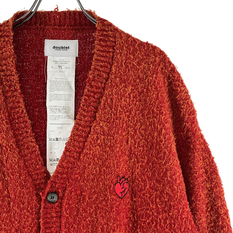 doublet / ダブレット | 2024AW | ZOMBIE SILHOUETTE KNIT CARDIGAN ダメージ加工 カーディガン | M | メンズ