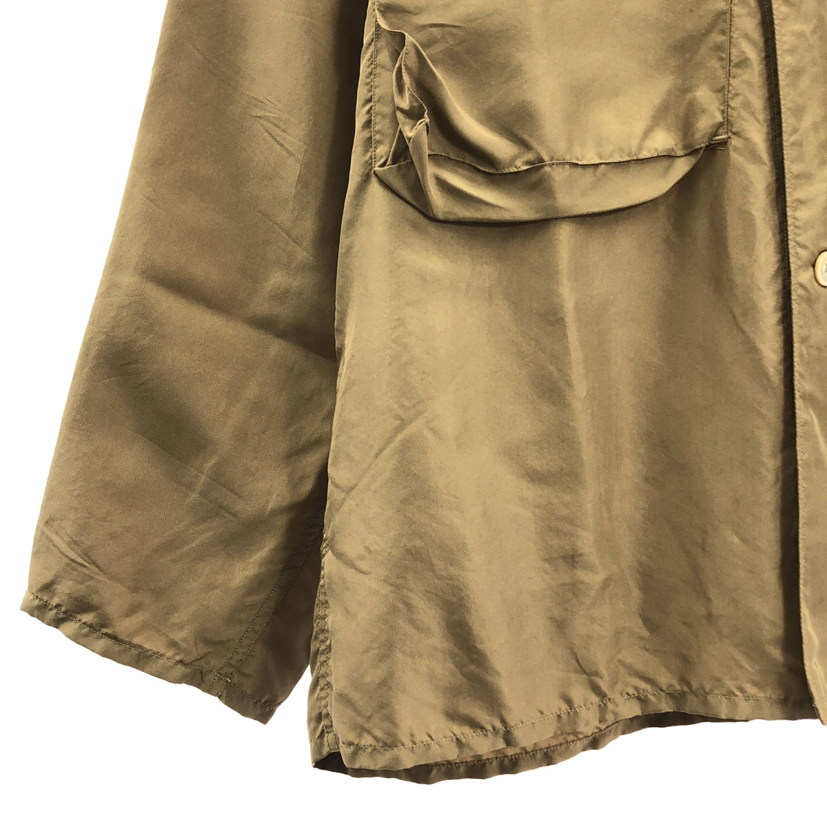 COMOLI / コモリ | Silk Utility Jacket シルク ユーティリティ シャツ ジャケット | 1 | メンズ
