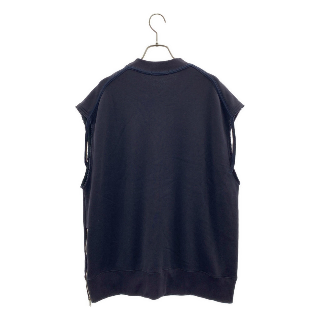 CINOH / Chino | 超大Logo側邊拉鍊無袖衛衣背心 |