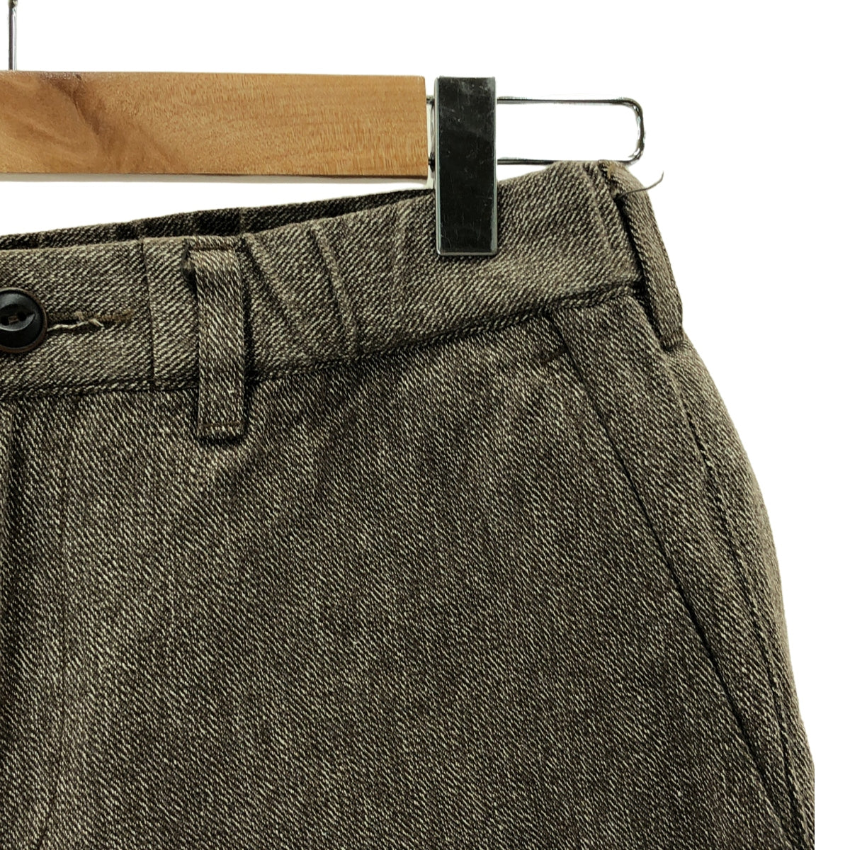 [狀況良好] 45r / Forty-Five R |混色斜紋布休閒褲 |布朗 |女性的