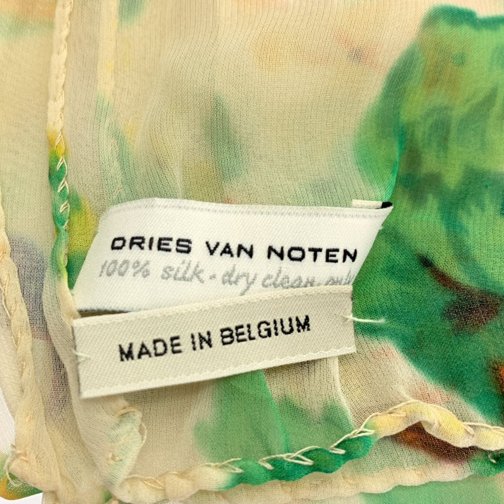 DRIES VAN NOTEN / ドリスヴァンノッテン | シルク フローラル スカーフ | マルチカラー