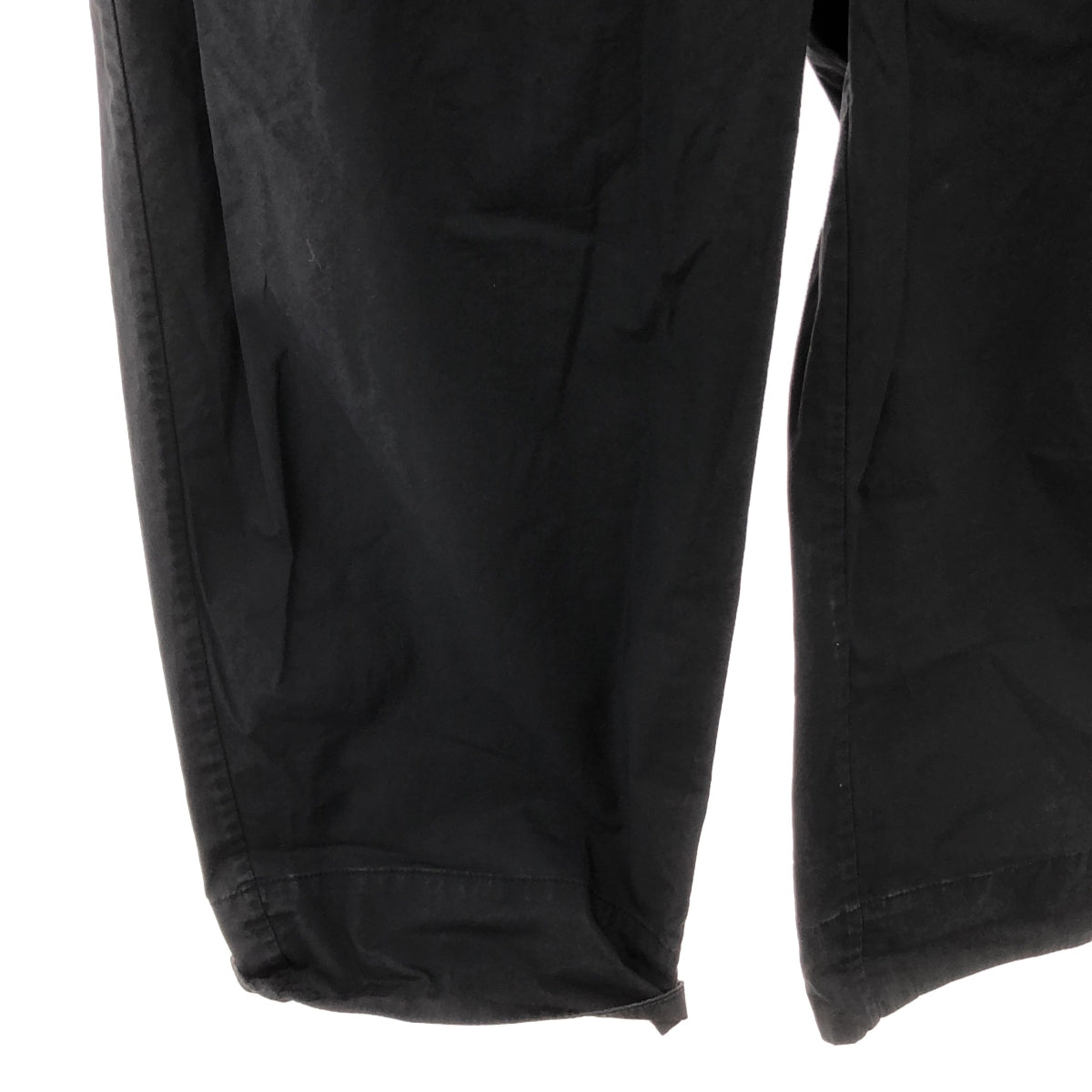 Studio Nicholson | 3-tuck waist belt pants | 0 | Black | Women's