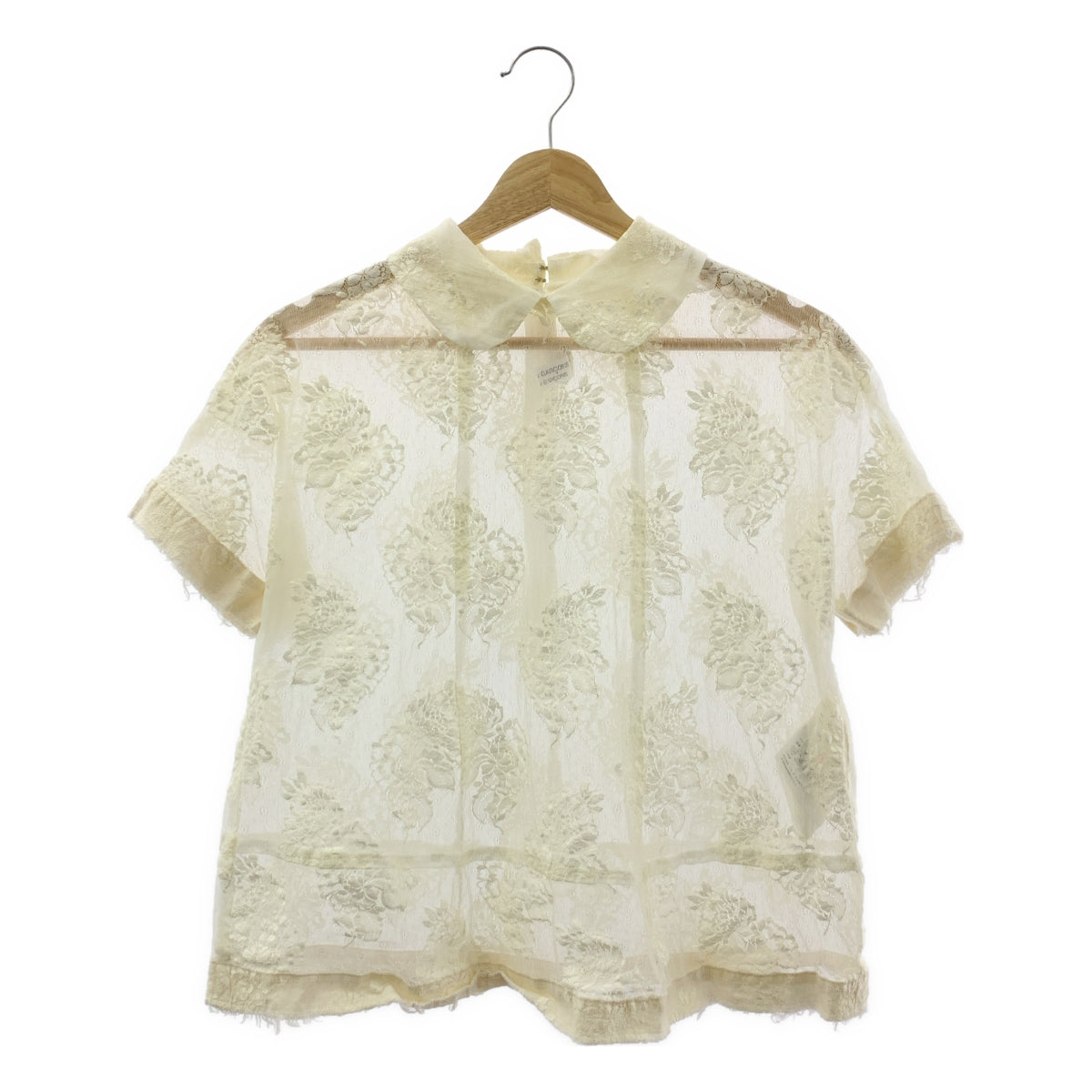 COMME des GARCONS COMME des GARCONS / コムコム | 2017SS | ナイロン レース ブラウス | XS | レディース
