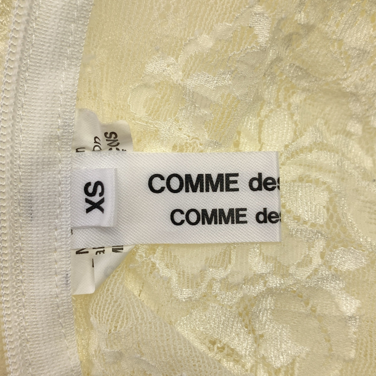 COMME des GARCONS | 2017 春夏 | 尼龍蕾絲襯衫 | XS 碼 | 女款