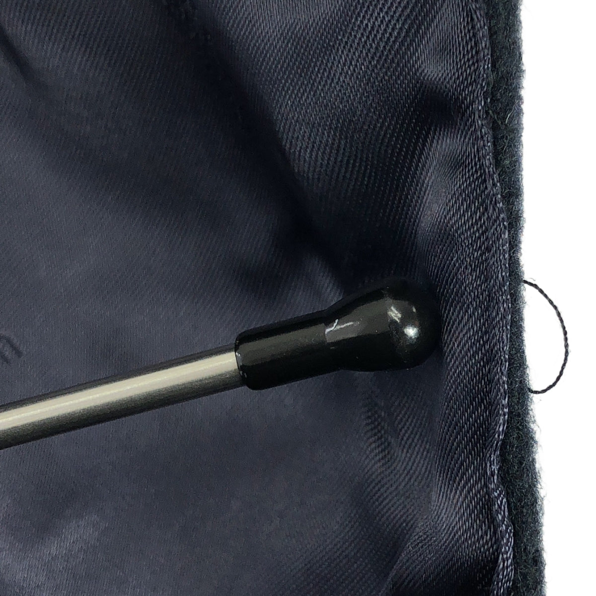 AQUASCUTUM / アクアスキュータム | ウール ステンカラー ラグランスリーブ コート | ネイビー | レディース