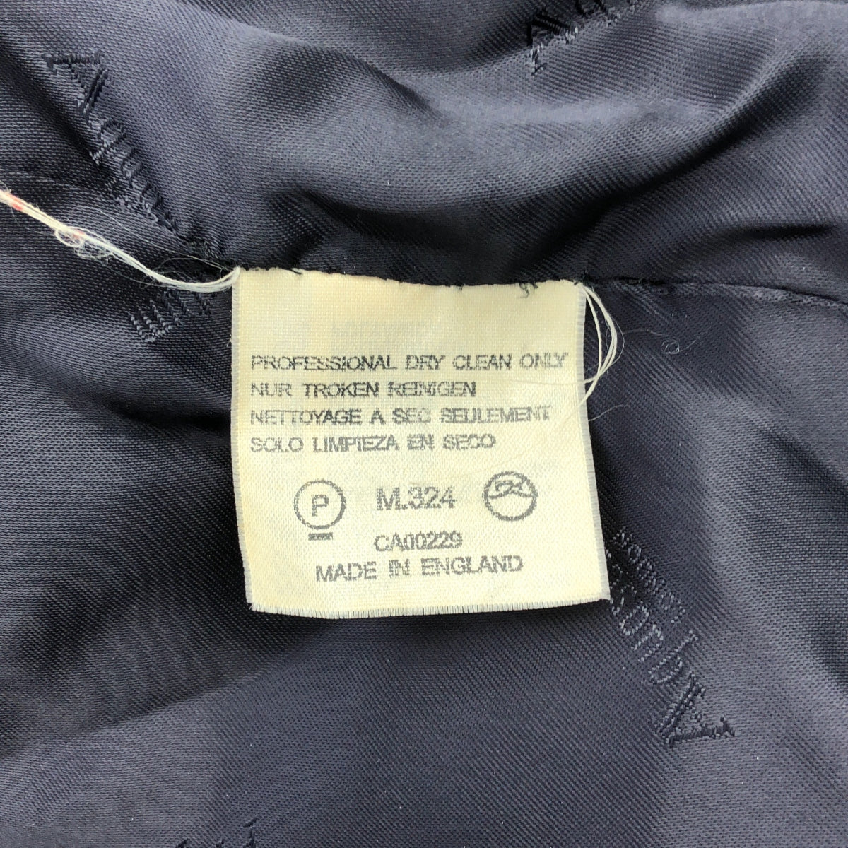 AQUASCUTUM / アクアスキュータム | ウール ステンカラー ラグランスリーブ コート | ネイビー | レディース