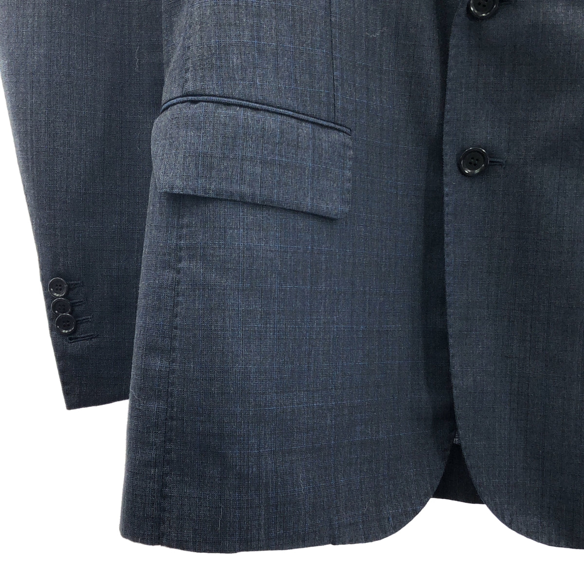 Stile Latino / スティレラティーノ | セットアップ スーツ / AULE03R2 ウール モヘア 3B テーラードジャケット / タック スラックス パンツ | 46 | メンズ