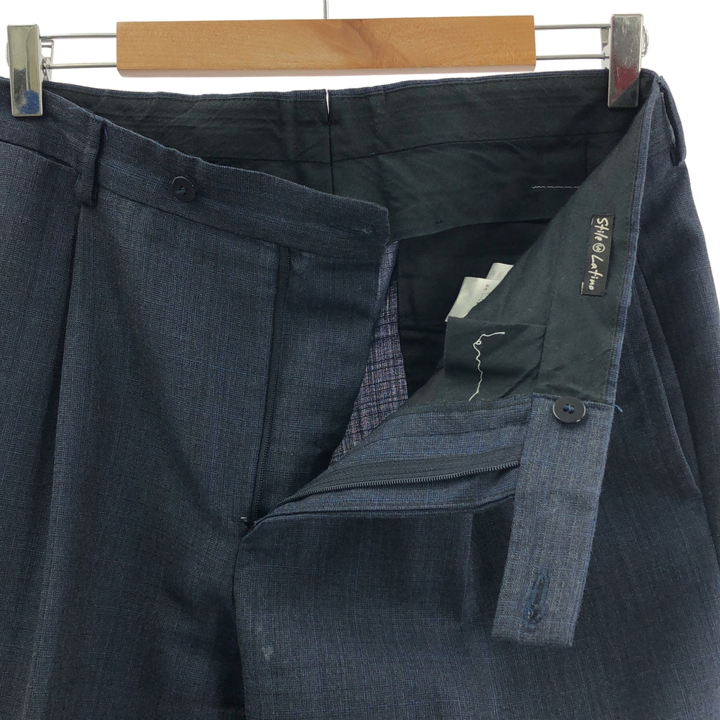 Stile Latino / スティレラティーノ | セットアップ スーツ / AULE03R2 ウール モヘア 3B テーラードジャケット / タック スラックス パンツ | 46 | メンズ