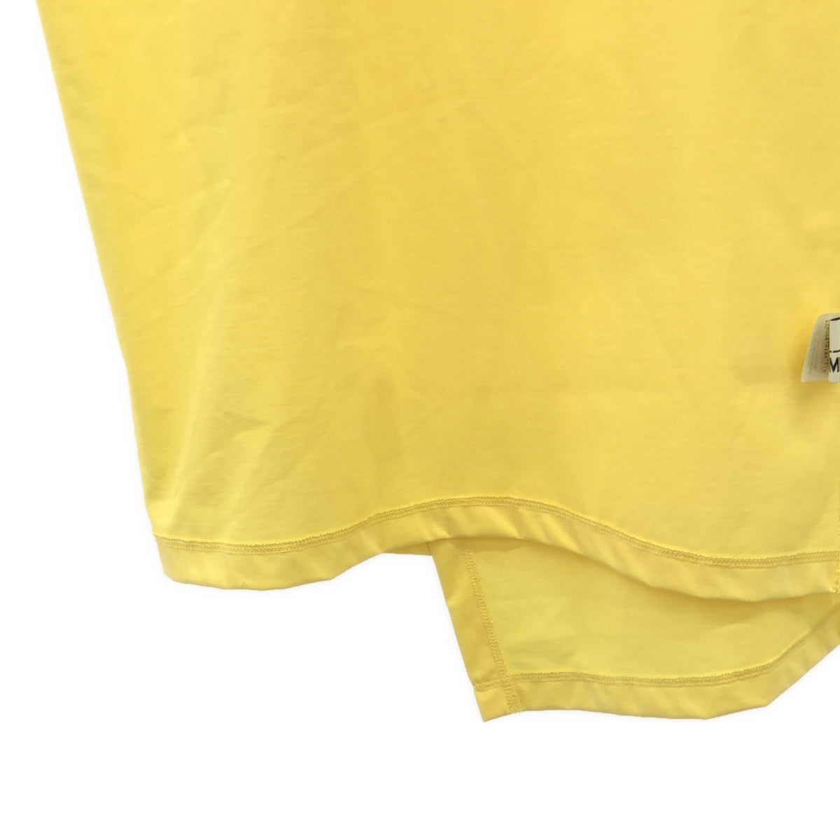 【美品】  132 5. ISSEY MIYAKE / 1325.イッセイミヤケ | 2024AW | CROSS CUT JERSEY クロスカットジャージー ノースリーブ カットソー | 3 | イエロー | レディース
