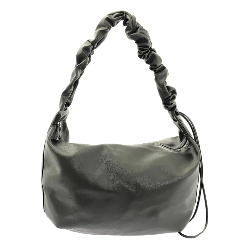 UNITED TOKYO / ユナイテッドトウキョウ | レザー ギャザー ショルダーバッグ |